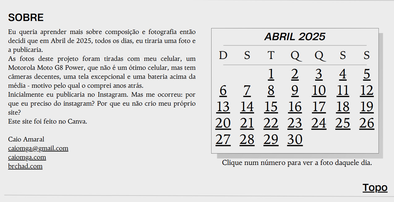 A Photo A Day (in April) V2 (screenshot)