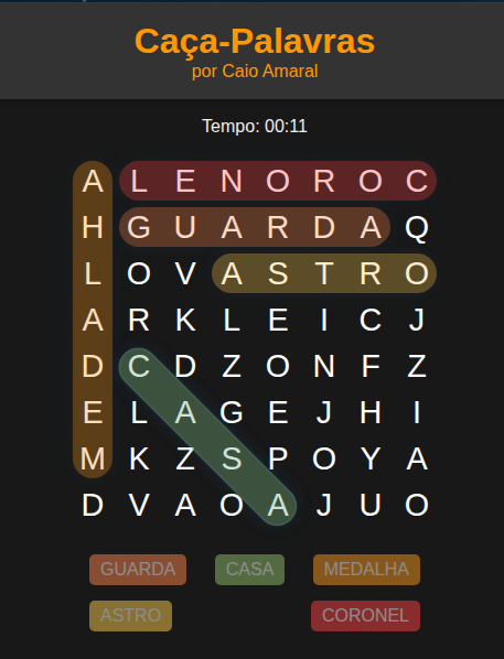 Wordsearch Site (screenshot)
